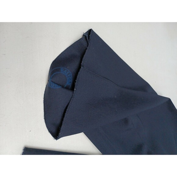 Vtg HPI Signature Collection Dress Pants Mens 38 Regular NavyBlue Undone Hem - Picture 3 of 12